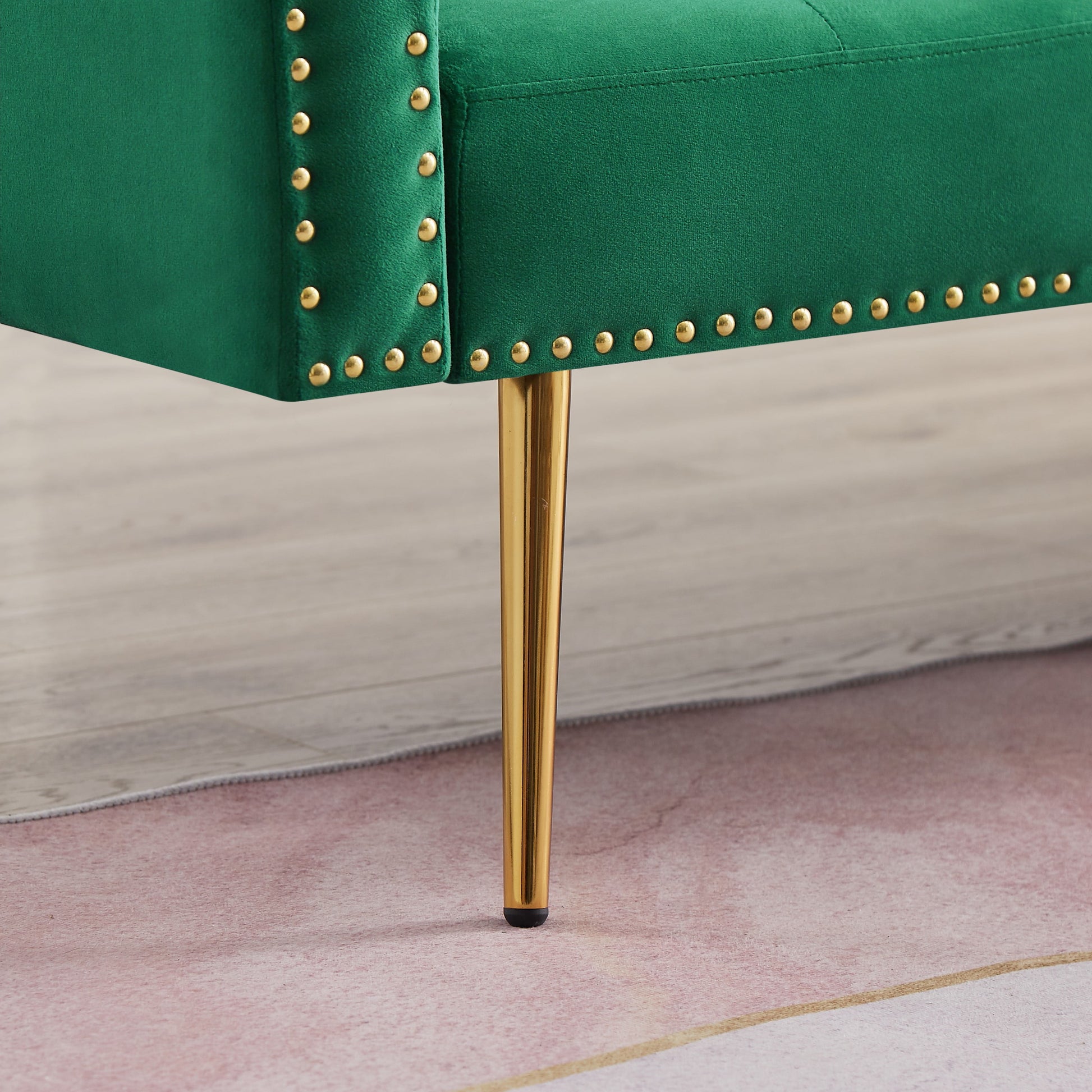 71 Inches Convertible Futon Sofa Bed,Modern Reclining Futon Loveseat Couch Sleeper Sofa with 2 Pillows Sleeper Sofa for Living Room,Green