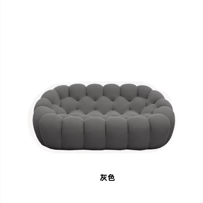 Nordic Compression Sofa Football Sofa Bubble Sofa Living Room Balcony Leisure Curved Special-Shaped Sofas Home Furniture Couch