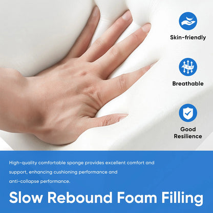 Folding Sofa Bed, 3 in 1 Convertible Sofa with Back Support, Portable Folding Chair Bed, Living Room Bedroom Comfortable Floor Sofa Lounge, Single Bed, White