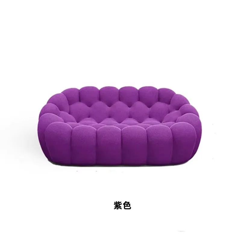 Nordic Compression Sofa Football Sofa Bubble Sofa Living Room Balcony Leisure Curved Special-Shaped Sofas Home Furniture Couch
