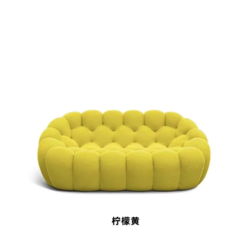 Nordic Compression Sofa Football Sofa Bubble Sofa Living Room Balcony Leisure Curved Special-Shaped Sofas Home Furniture Couch