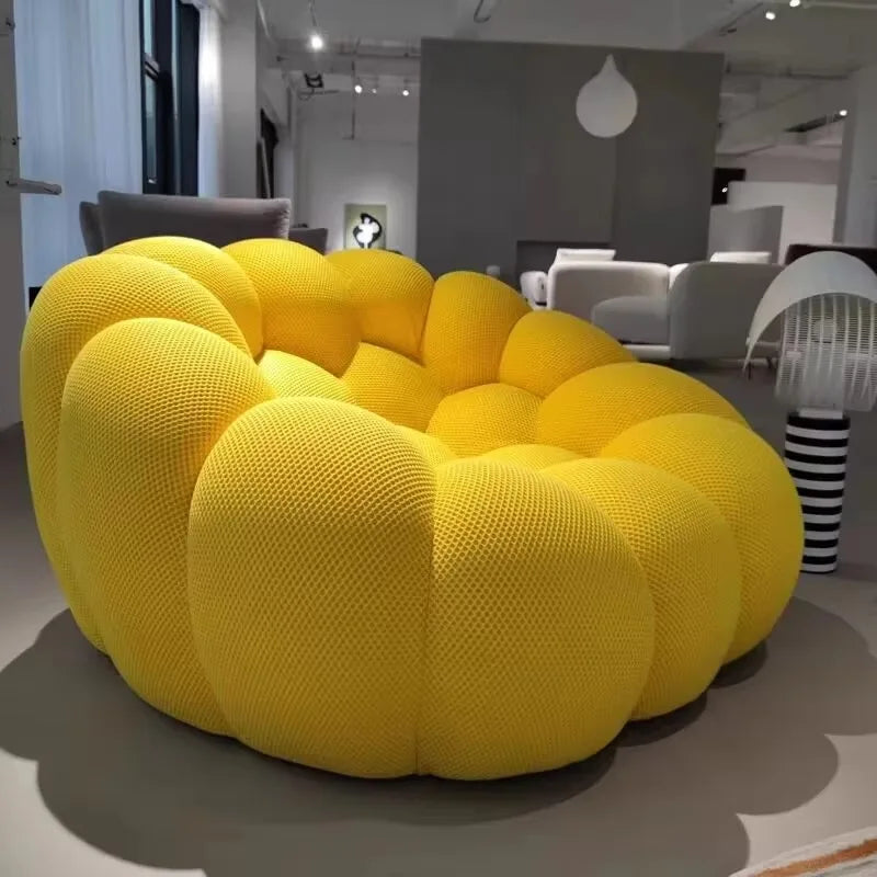 Nordic Compression Sofa Football Sofa Bubble Sofa Living Room Balcony Leisure Curved Special-Shaped Sofas Home Furniture Couch