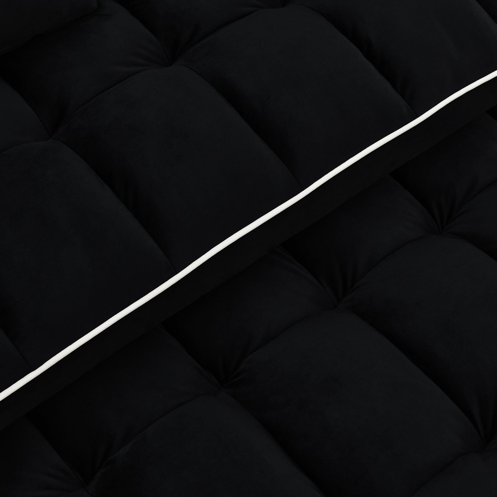 3 in 1 Convertible Sleeper Sofa Bed Loveseat Sofa Couch Pull Out Sofa Bed Black