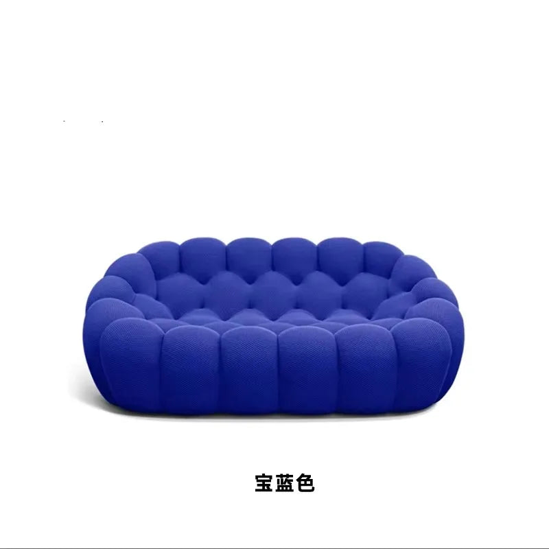 Nordic Compression Sofa Football Sofa Bubble Sofa Living Room Balcony Leisure Curved Special-Shaped Sofas Home Furniture Couch